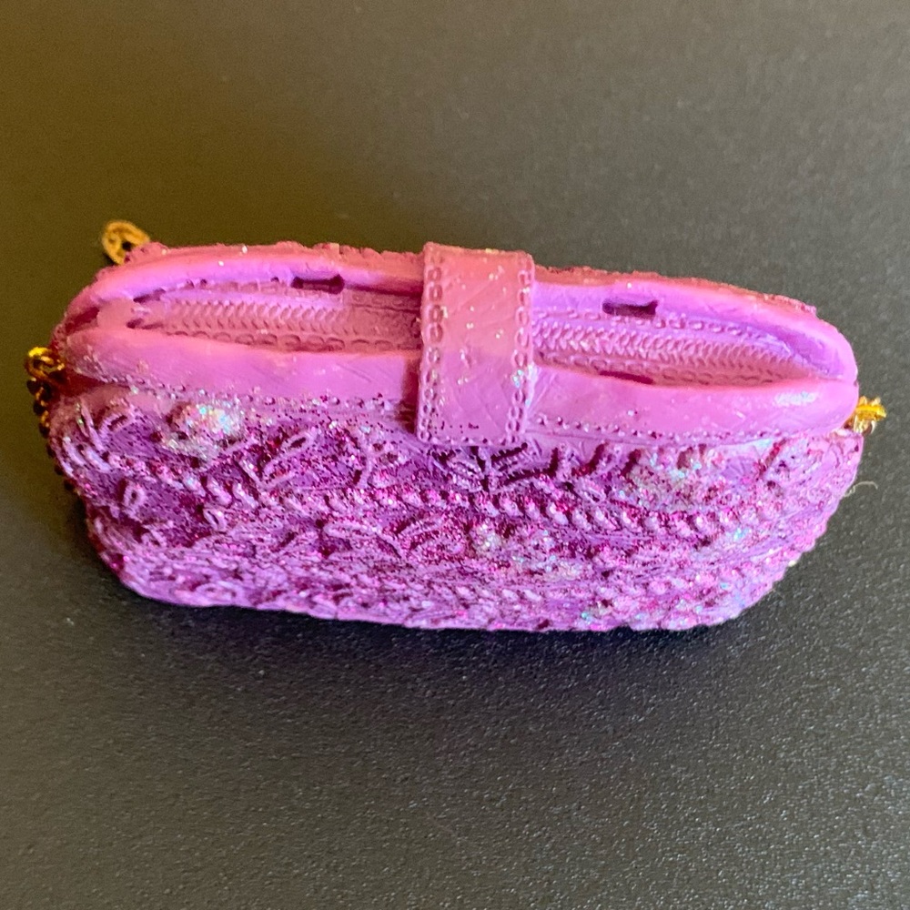 Vintage Ceramic Purse Figurine